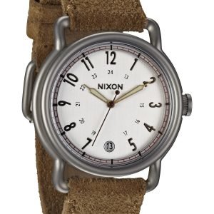 Nixon The Axe A3221261-00 Kello Valkoinen / Nahka