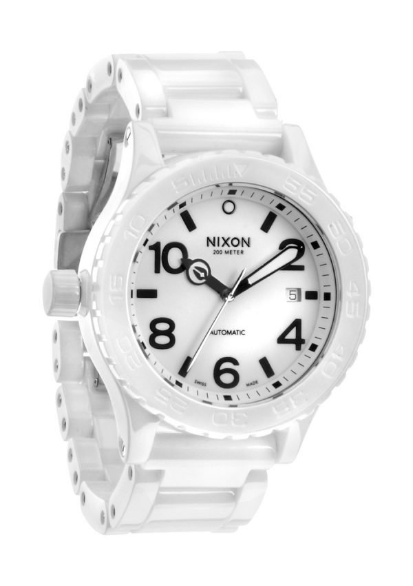 Nixon The Ceramic 42-20 A148126-00 Kello Valkoinen / Keraaminen