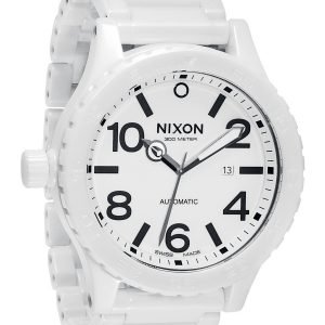 Nixon The Ceramic 51-30 A147126-00 Kello Valkoinen / Keraaminen