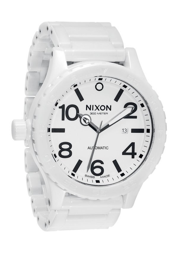 Nixon The Ceramic 51-30 A147126-00 Kello Valkoinen / Keraaminen