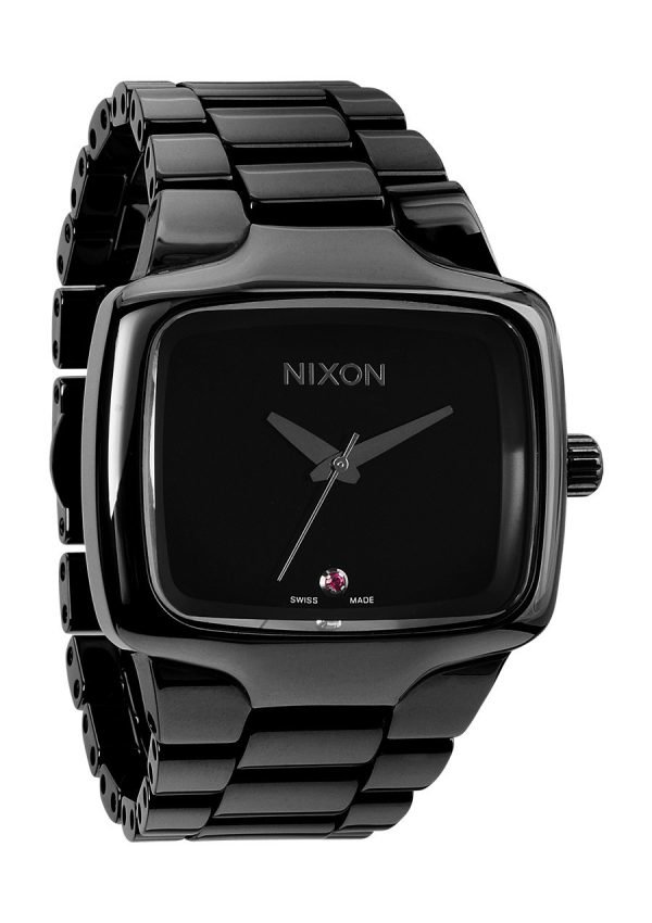 Nixon The Ceramic Player A145001-00 Kello Musta / Keraaminen