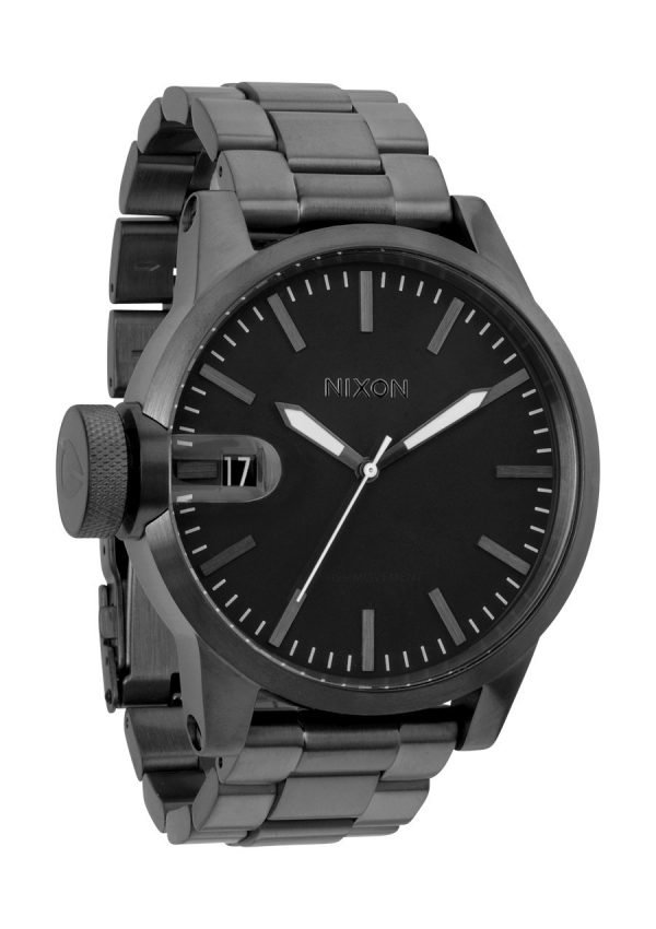 Nixon The Chronicle Ss A198632-00 Kello Musta / Teräs