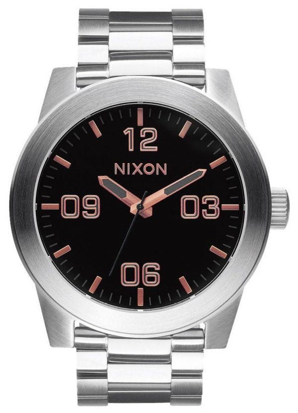 Nixon The Coropral A3462064-00 Kello Musta / Teräs