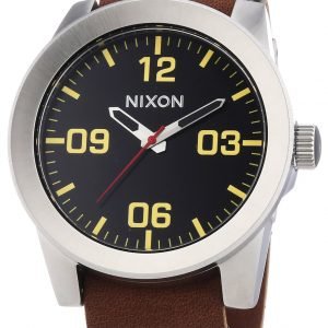 Nixon The Corporal A2431019-00 Kello Musta / Nahka