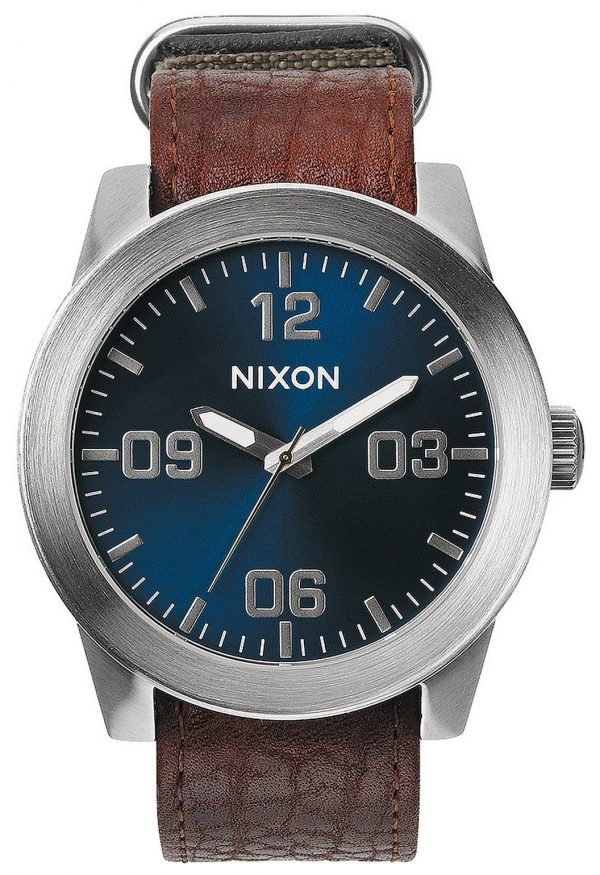 Nixon The Corporal A2431656-00 Kello Sininen / Nahka