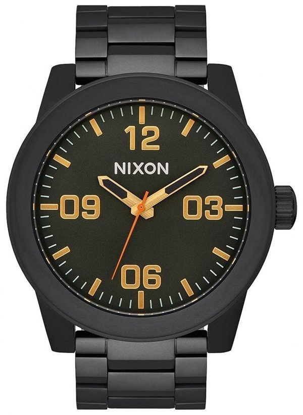 Nixon The Corporal A3461032-00 Kello Musta / Teräs