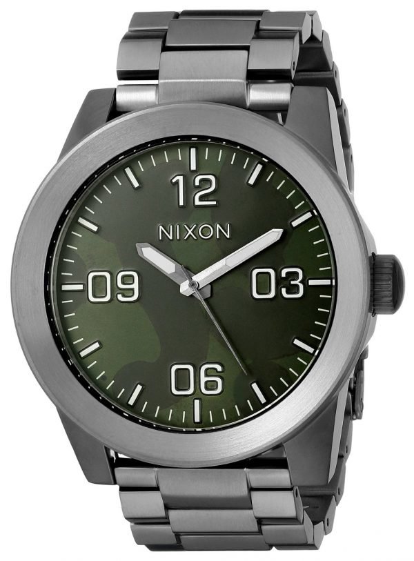 Nixon The Corporal A3462069-00 Kello Vihreä / Teräs