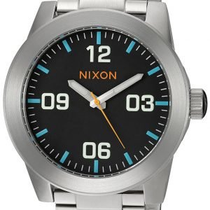 Nixon The Corporal A3462336-00 Kello Musta / Teräs