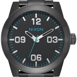 Nixon The Corporal A346602-00 Kello Musta / Teräs