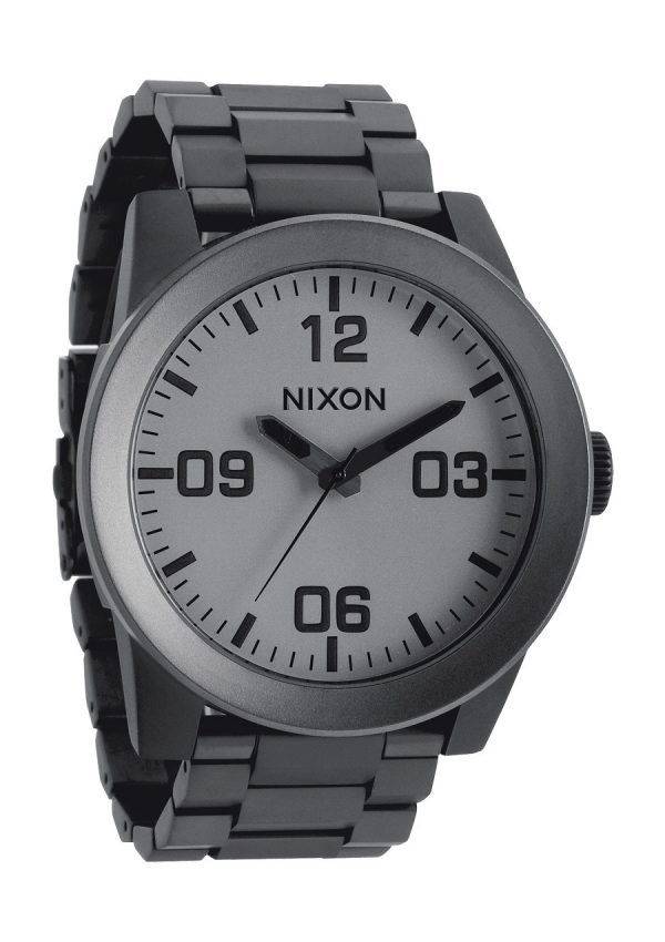 Nixon The Corporal Ss A3461062-00 Kello Harmaa / Teräs