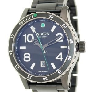 Nixon The Diplomat Ss A2771421-00 Kello Musta / Teräs