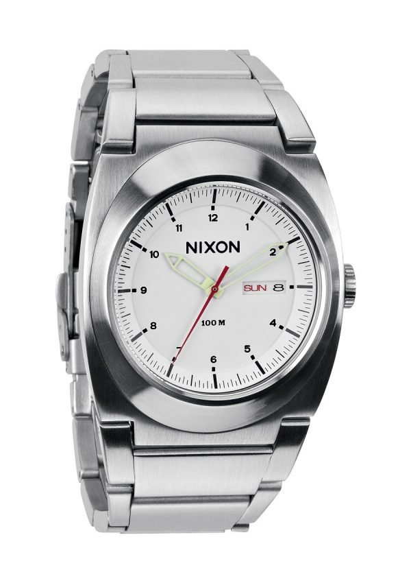 Nixon The Don A358100-00 Kello Valkoinen / Teräs