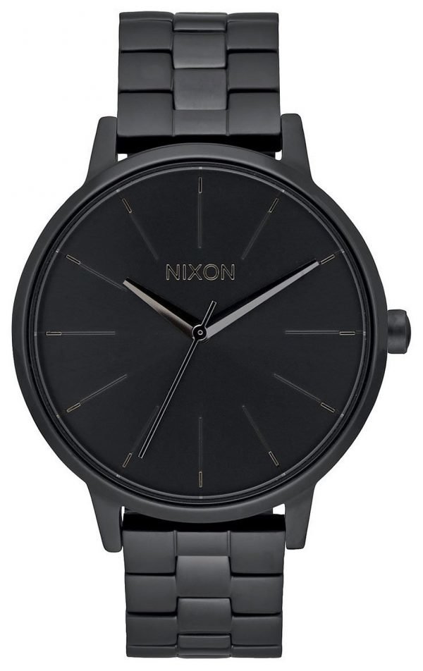 Nixon The Kensington A099001-00 Kello Musta / Teräs