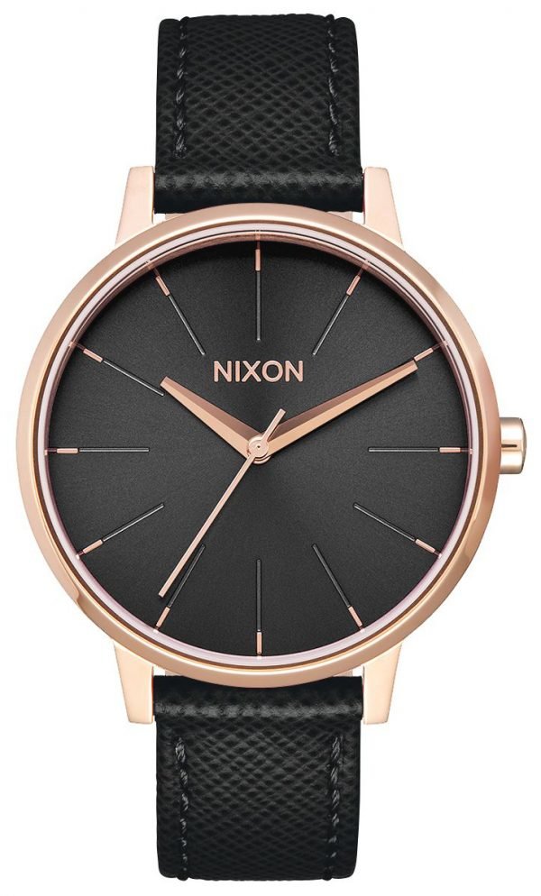 Nixon The Kensington A1081098-00 Kello Musta / Nahka