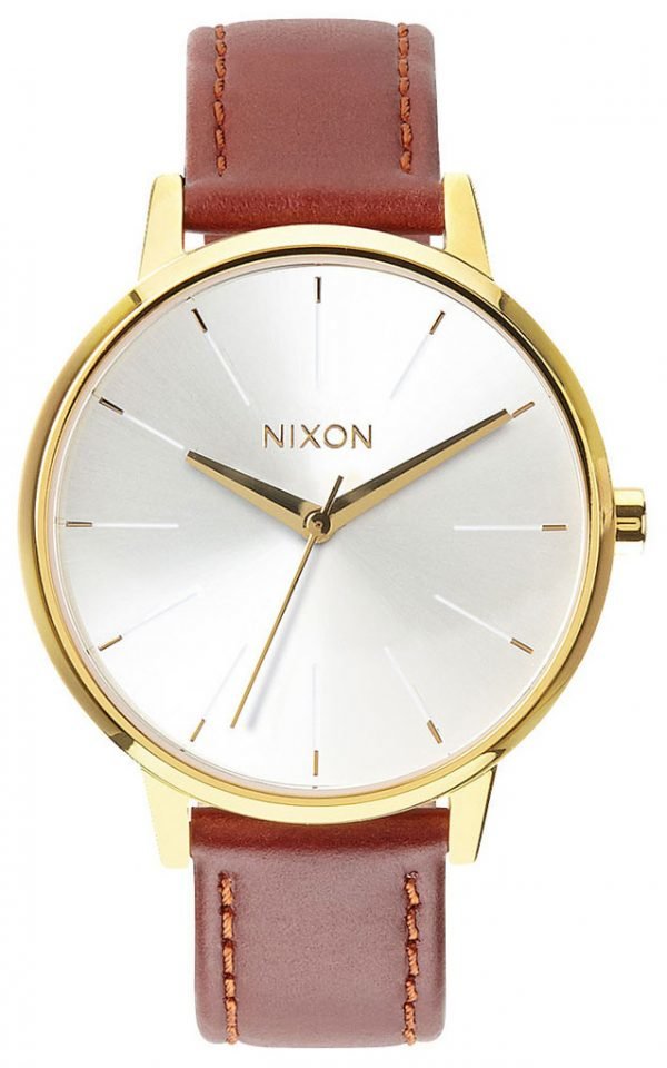 Nixon The Kensington A1081425-00 Kello Hopea / Nahka