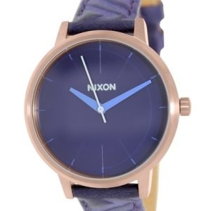 Nixon The Kensington A1081674-00 Kello Sininen / Nahka