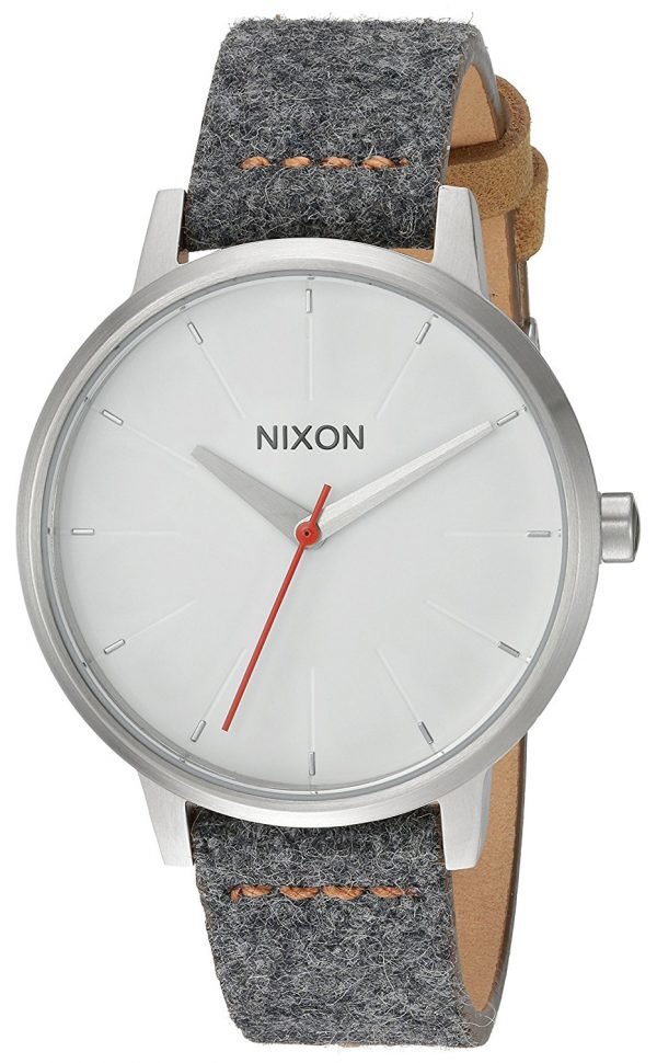 Nixon The Kensington A1082476-00 Kello Valkoinen / Nahka