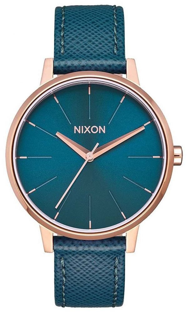 Nixon The Kensington A1082480-00 Kello Sininen / Nahka