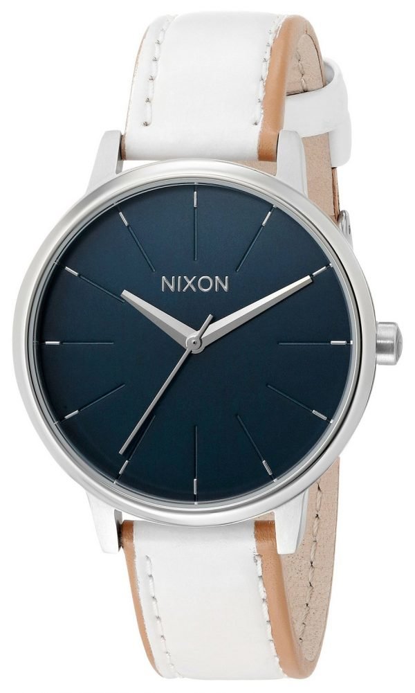 Nixon The Kensington A108321-00 Kello Sininen / Nahka