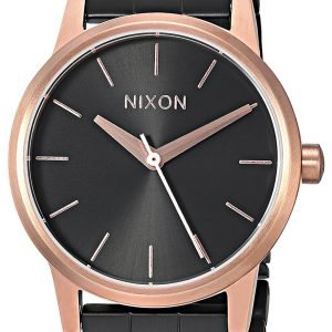 Nixon The Kensington A3612481-00 Kello Musta / Teräs