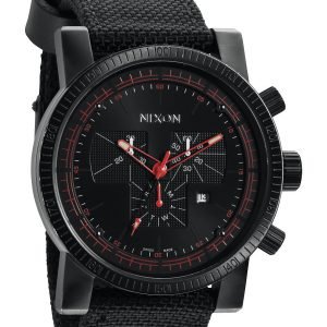 Nixon The Magnacon A079001-00 Kello Musta / Tekstiili