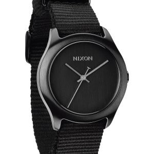 Nixon The Mod A348001-00 Kello Musta / Tekstiili