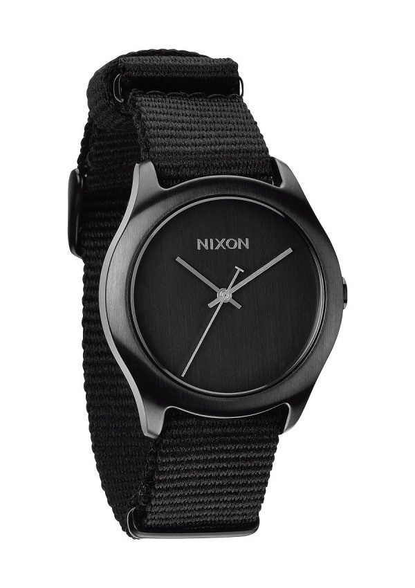 Nixon The Mod A348001-00 Kello Musta / Tekstiili