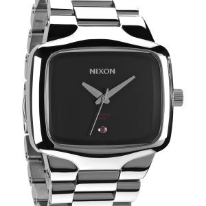 Nixon The Player Xl A352099-00 Kello Musta / Teräs