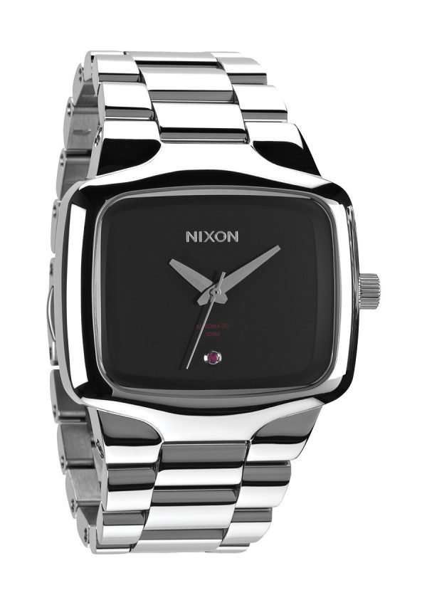 Nixon The Player Xl A352099-00 Kello Musta / Teräs