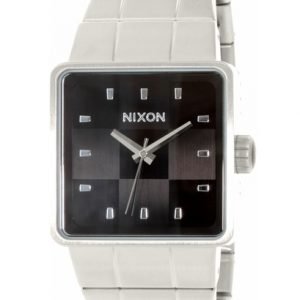 Nixon The Quatro A013000-00 Kello Musta / Teräs