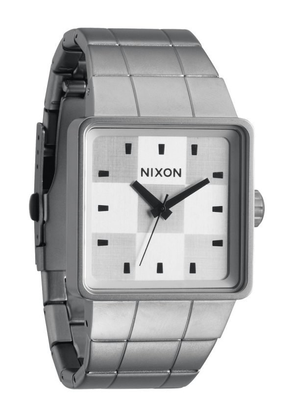 Nixon The Quatro A0131166-00 Kello Valkoinen / Teräs