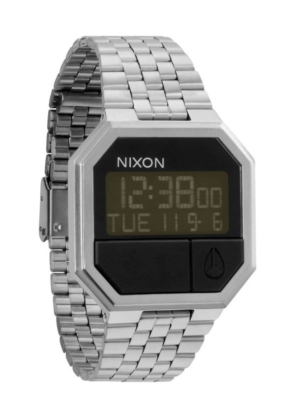 Nixon The Re-Run A158000-00 Kello Musta / Teräs