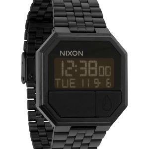 Nixon The Re-Run A158001-00 Kello Musta / Teräs