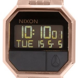 Nixon The Re-Run A158897-00 Kello Lcd / Punakultasävyinen