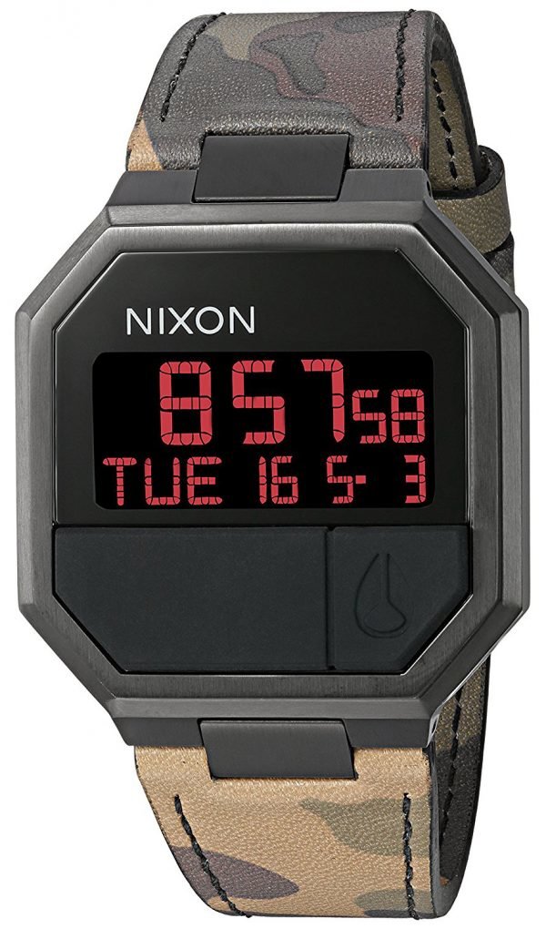 Nixon The Re-Run A9442255-00 Kello Lcd / Nahka