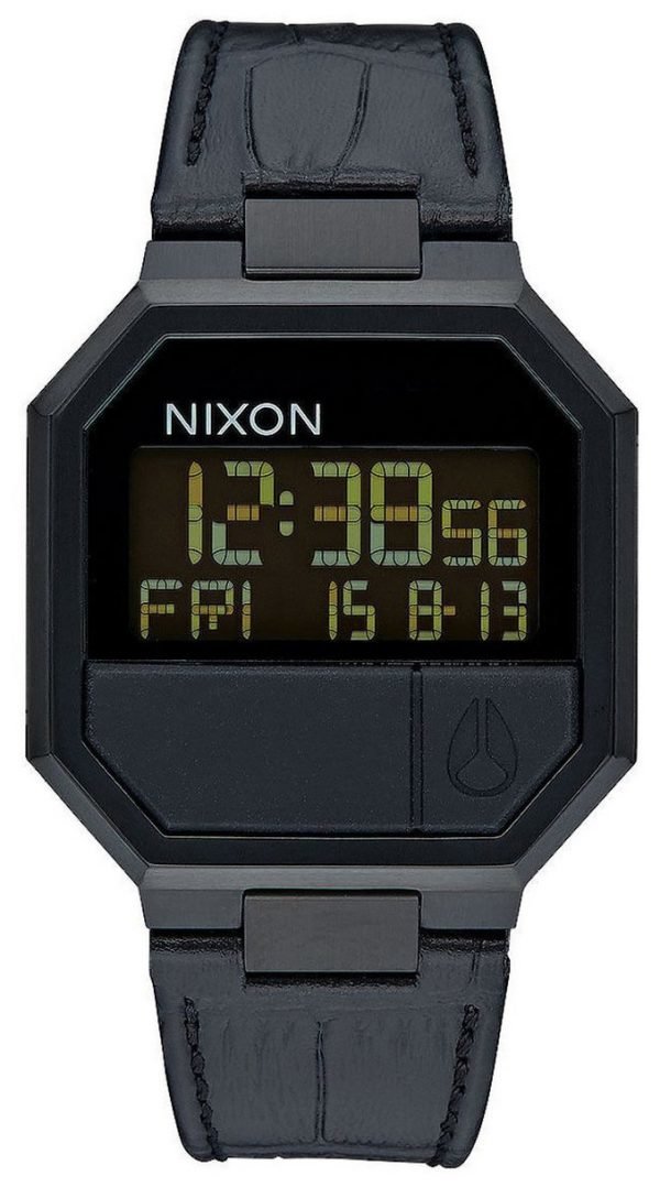 Nixon The Re-Run A944840-00 Kello Lcd / Nahka