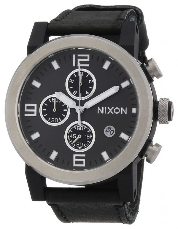 Nixon The Ride A315000-00 Kello Musta / Nahka