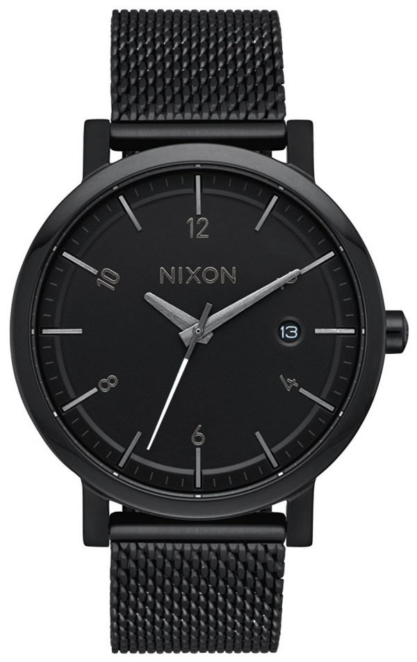 Nixon The Rollo A1087001-00 Kello Musta / Teräs