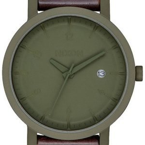 Nixon The Rollo A9842536-00 Kello Vihreä / Nahka