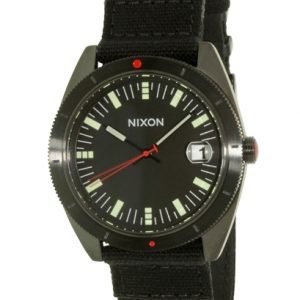 Nixon The Rover A355001-00 Kello Musta / Tekstiili