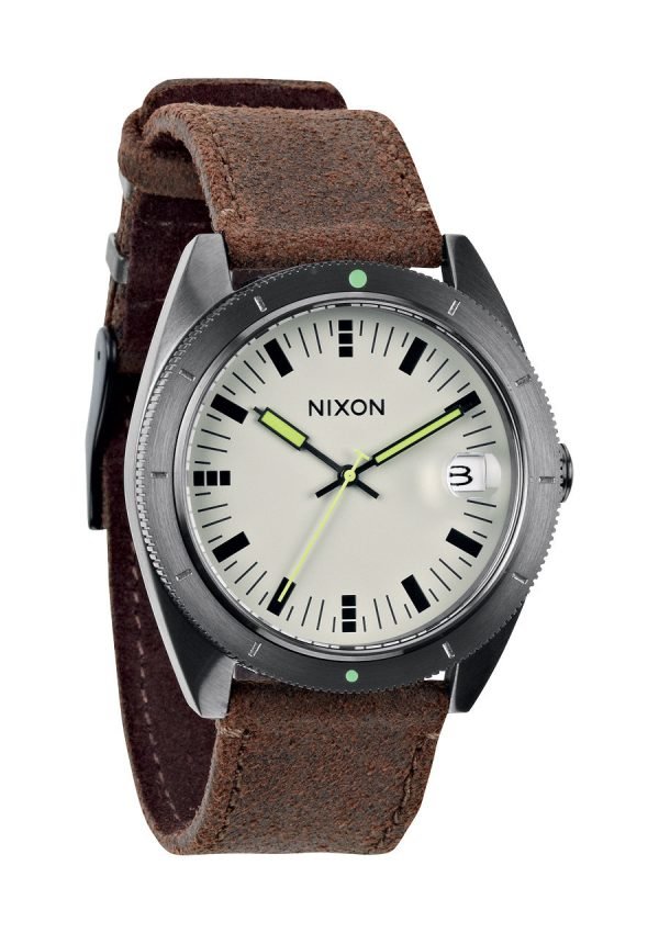 Nixon The Rover A3551388-00 Kello Valkoinen / Nahka