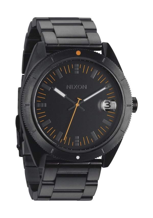 Nixon The Rover A359577-00 Kello Musta / Teräs