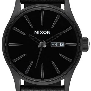 Nixon The Sentry A1051147-00 Kello Musta / Nahka