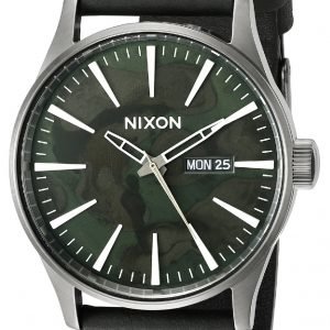 Nixon The Sentry A1052069-00 Kello Vihreä / Nahka