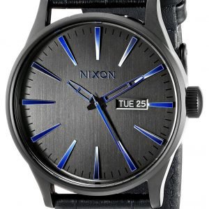 Nixon The Sentry A1052153-00 Kello Musta / Nahka