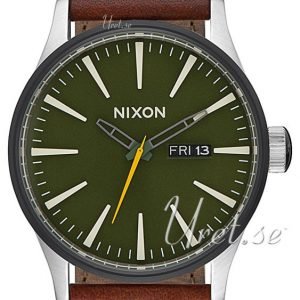 Nixon The Sentry A1052334-00 Kello Vihreä / Nahka