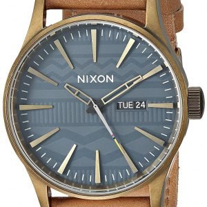 Nixon The Sentry A1052731-00 Kello Sininen / Nahka