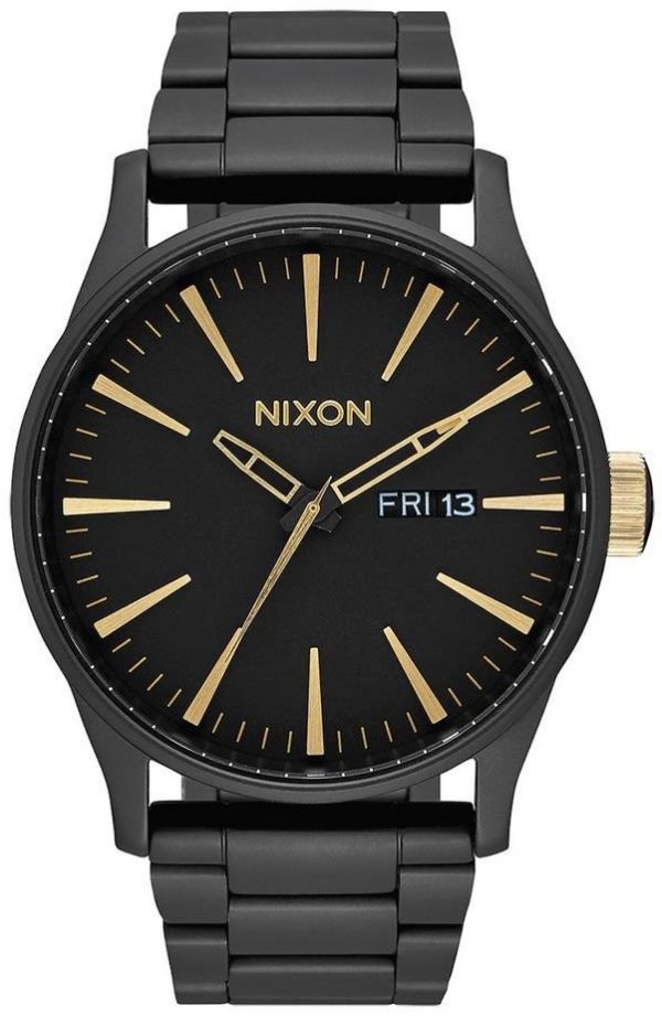 Nixon The Sentry A3561041-00 Kello Musta / Teräs