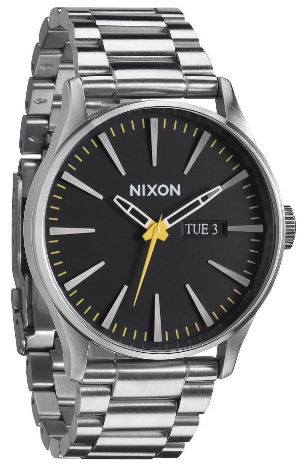 Nixon The Sentry A3561227-00 Kello Musta / Teräs