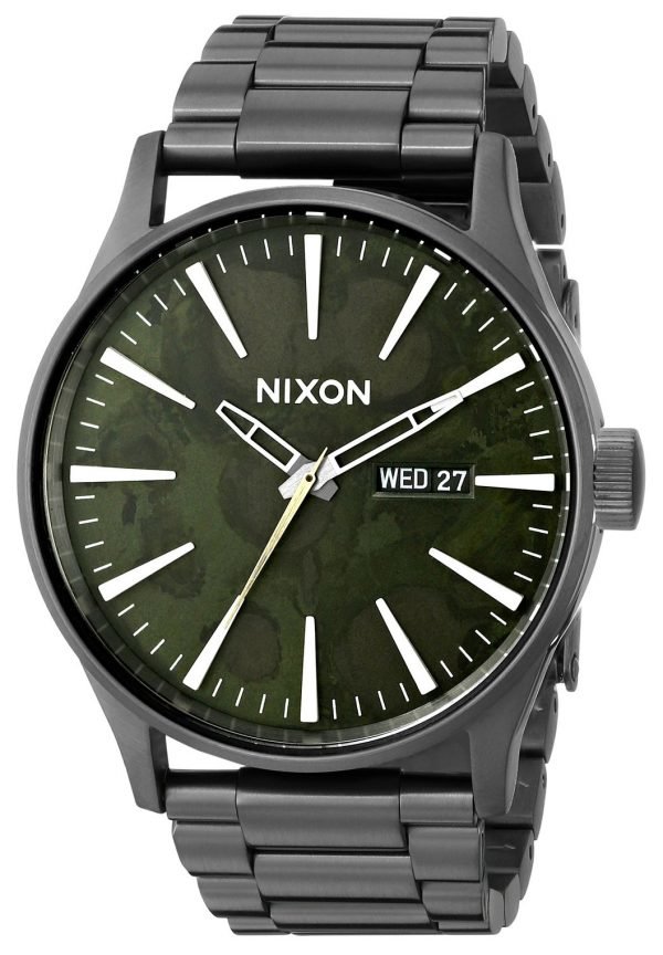 Nixon The Sentry A3562069-00 Kello Vihreä / Teräs